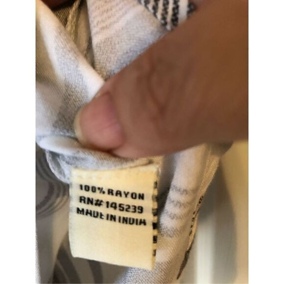 Sim & Sam Tie Front Striped Top XL - Picture 8 of 11